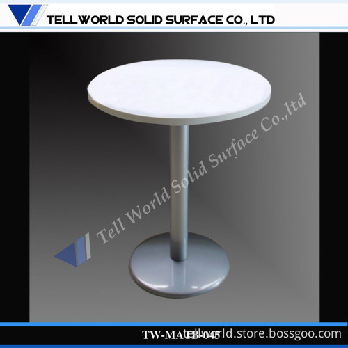 Modern Round White Coffee Table, Dining Table